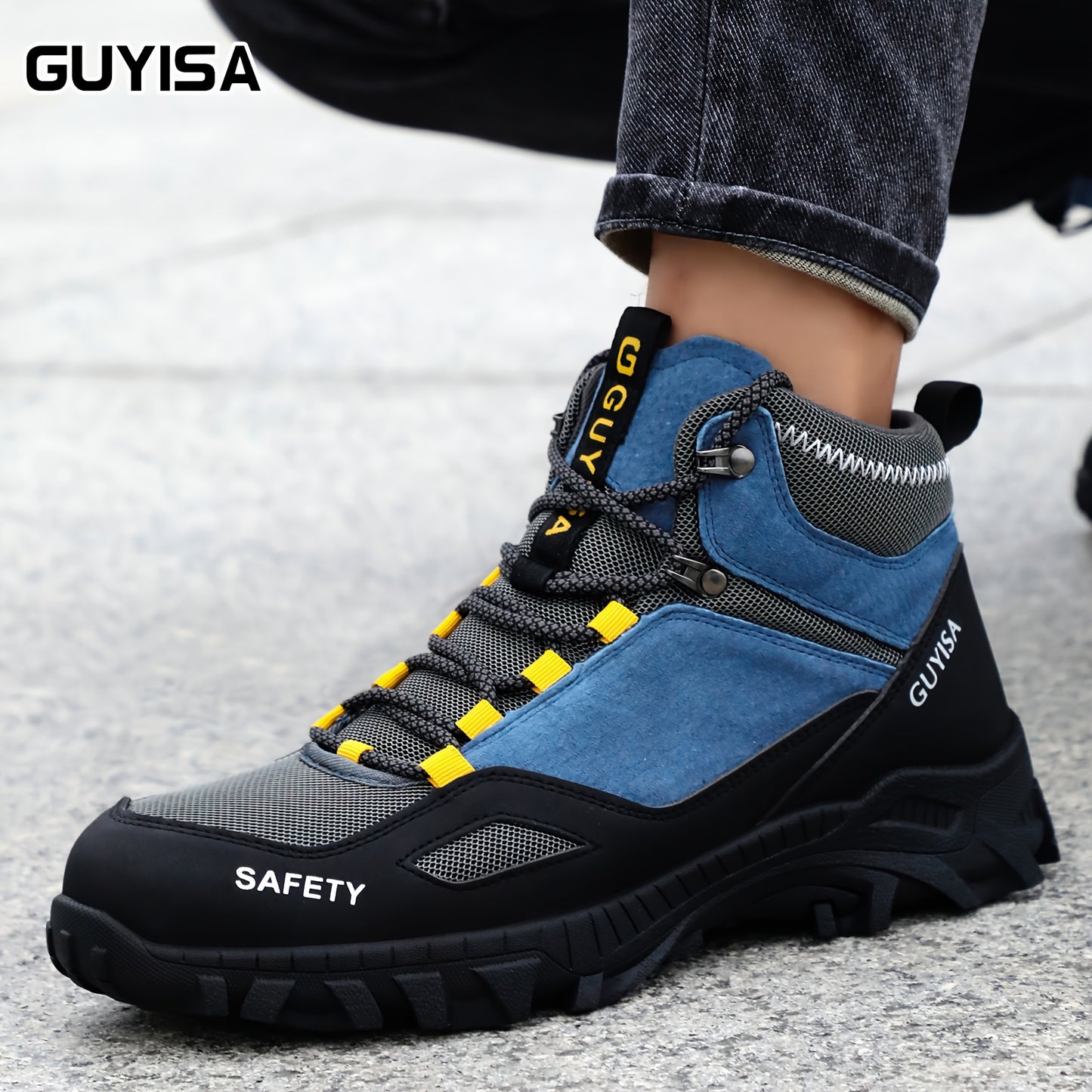 Men's High Top Safety Work Shoes