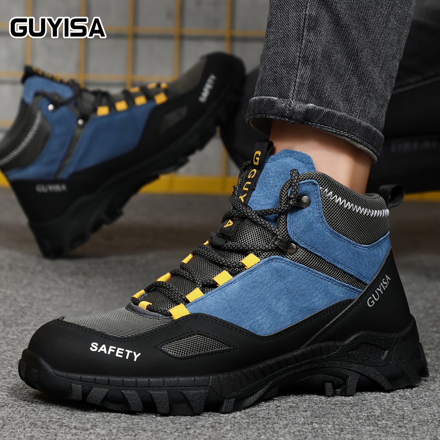 Men's High Top Safety Work Shoes