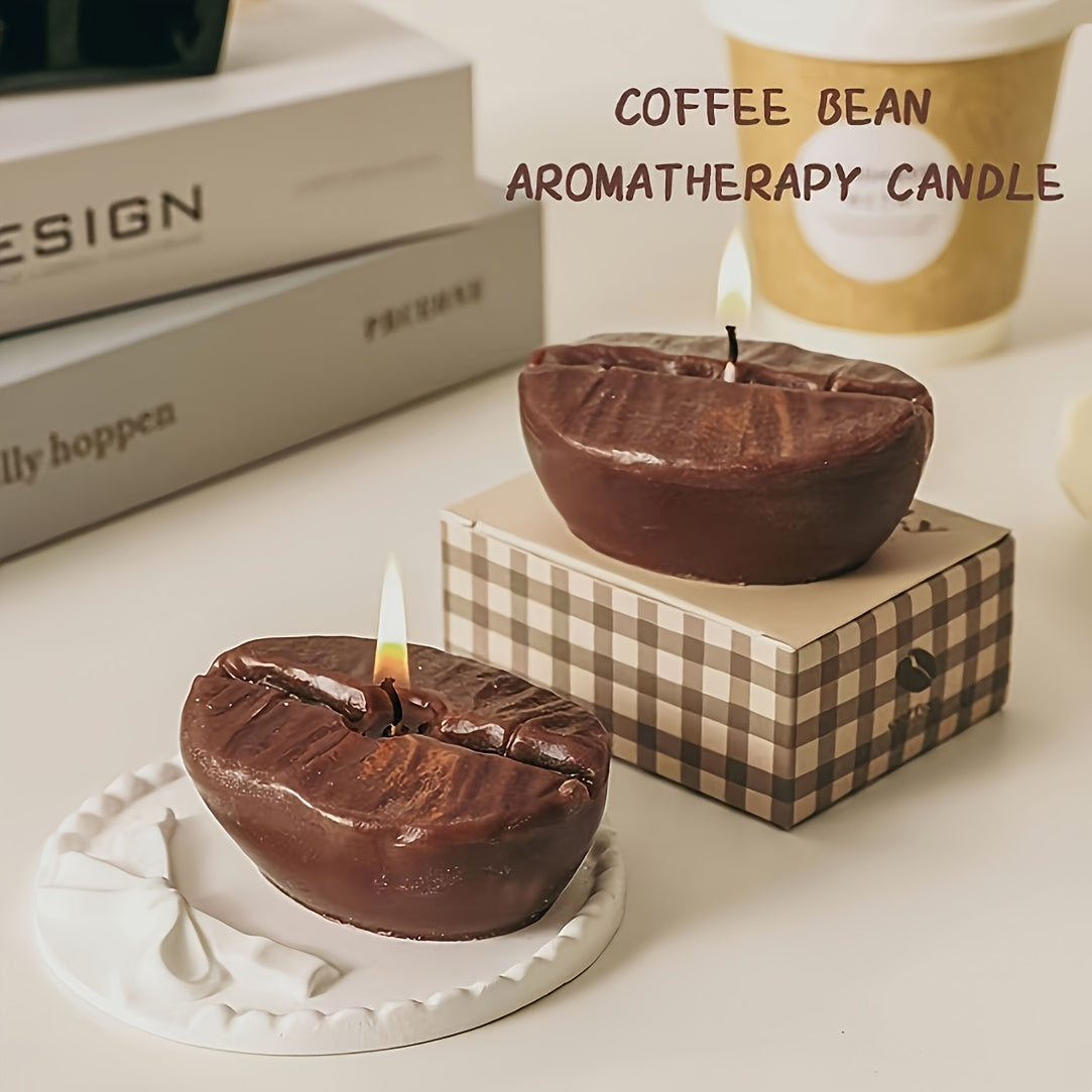 1pc/2pcs Coffee Bean Scented Candles