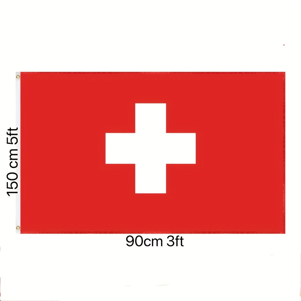 Swiss Flag - 150X90Cm 3X5