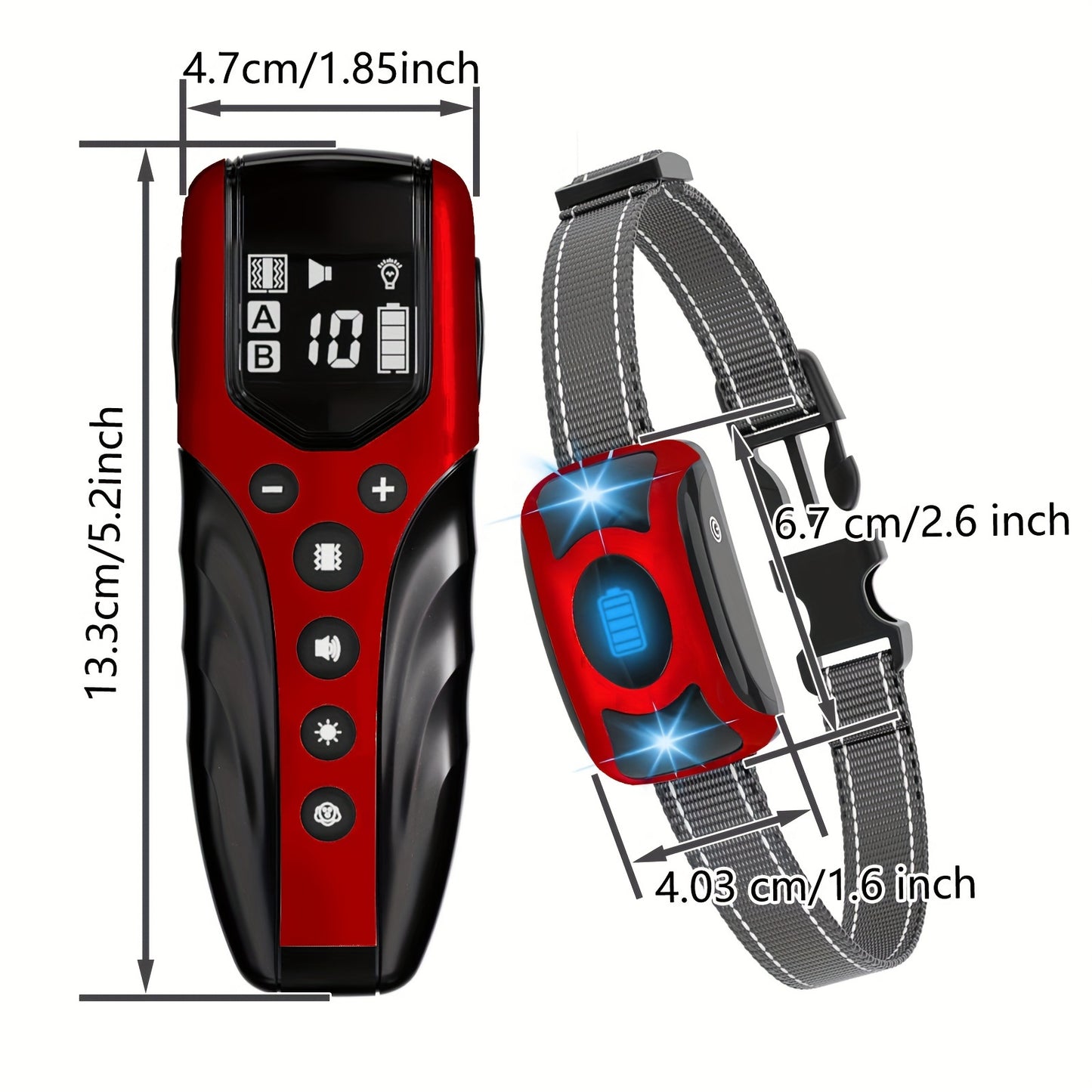 Rechargeable Dog Training Collar with Remote
