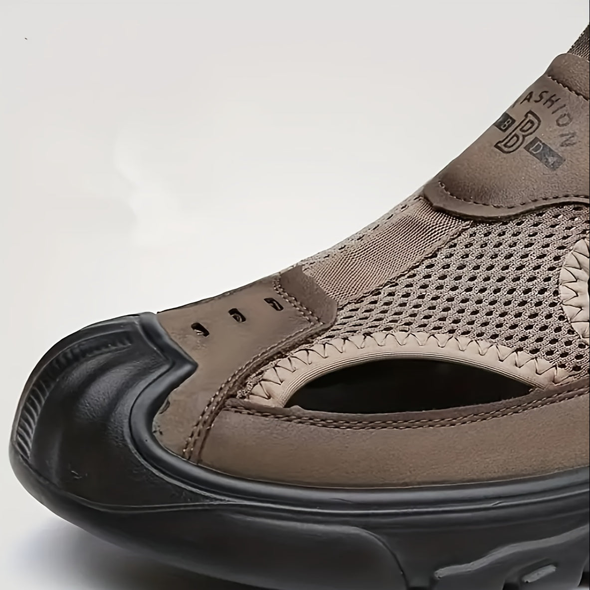Men'S Breathable Sports Sandals, Solid Color, All-Season Casual Sneakers