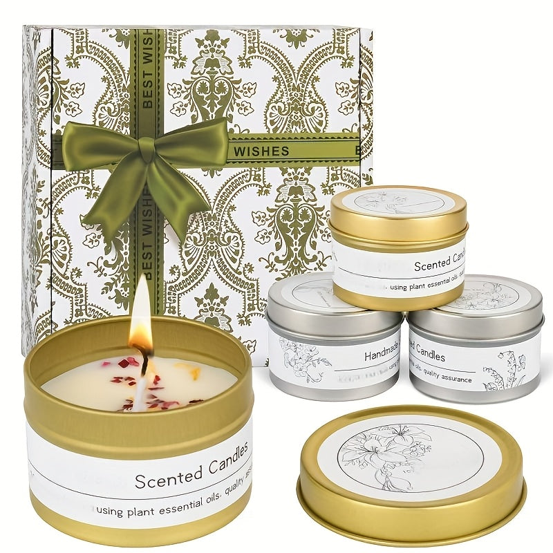 4pcs Scented Candle Gift Set