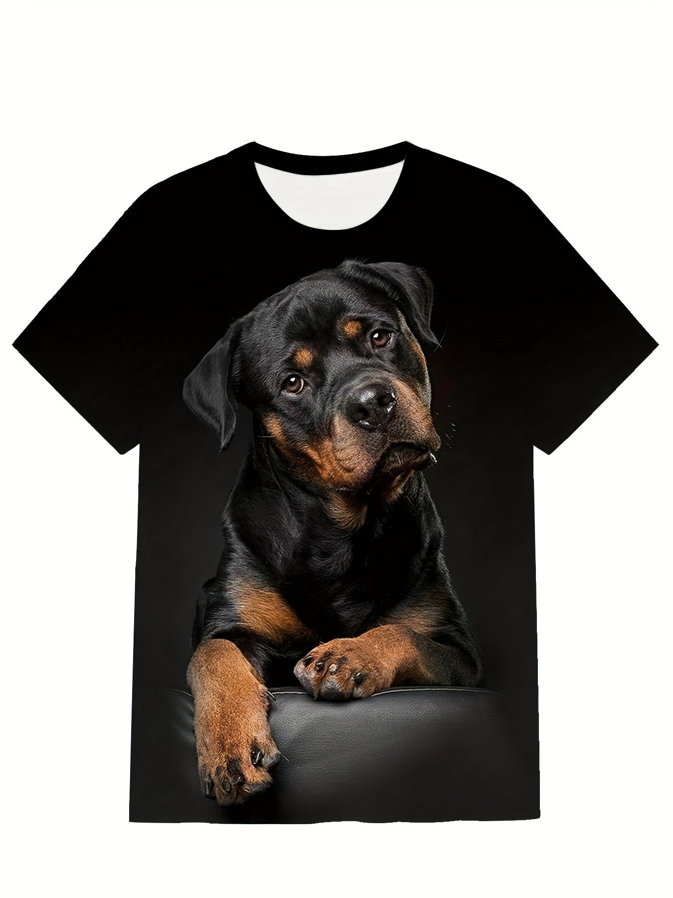 Men's Fashion Dog Print Sports T-shirt
