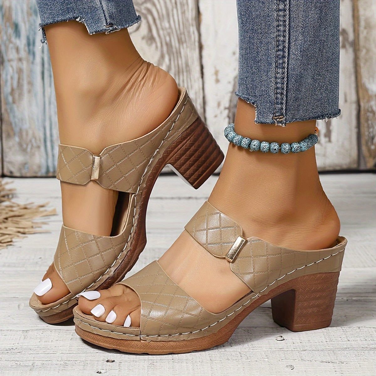 Outdoor Sandals For All Competitions, Women's Chunky Heel Sandals