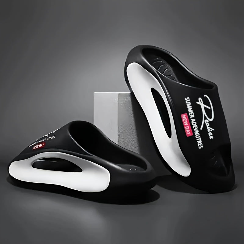 Men's EVA Slides - Non-Slip Open-Toe Sandals with Arch Support