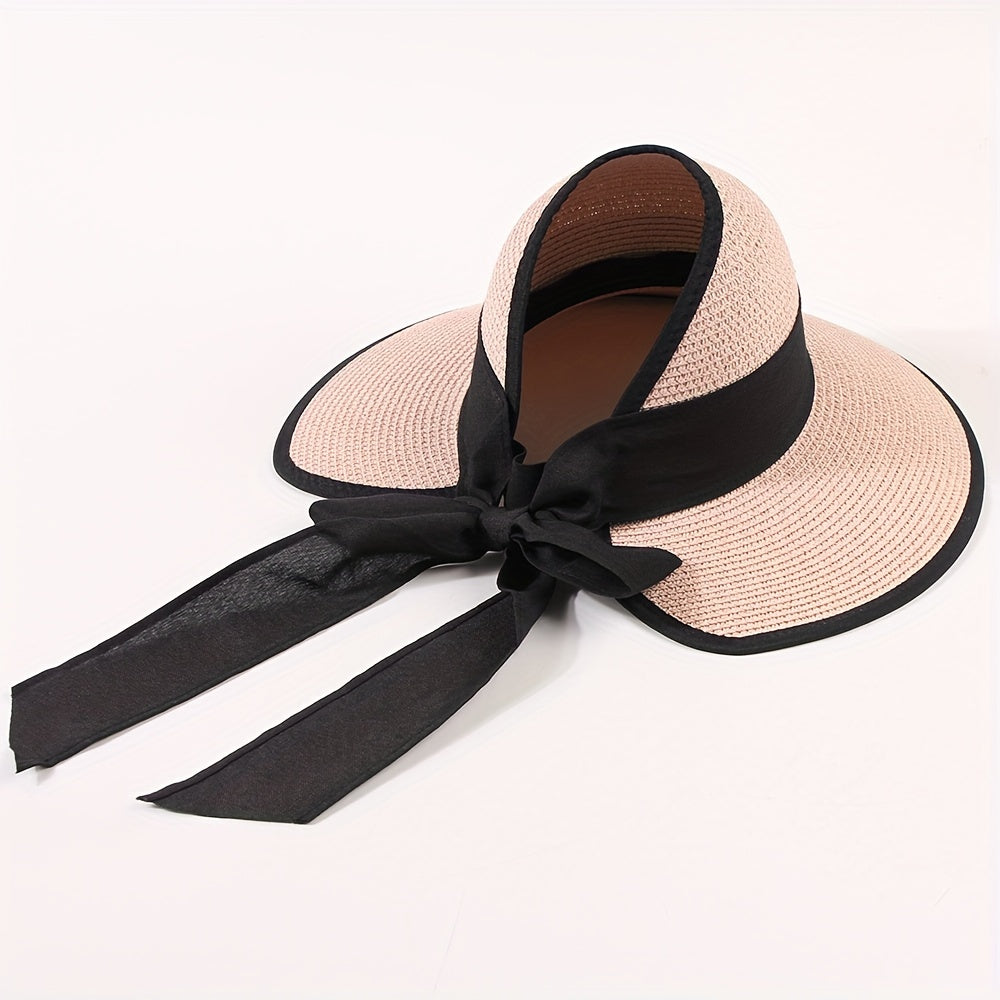 Women's Summer Outdoor Sun Visors With Ponytail Hole