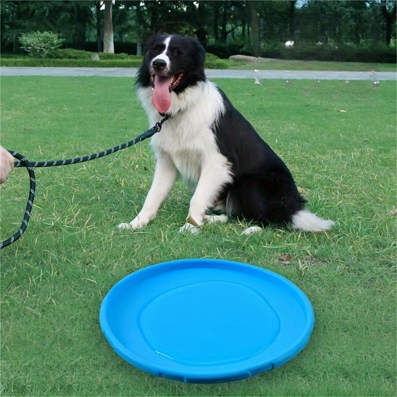 Plain Color Pet Training Flying Disc, Chew Durable Toy For Dog Interactive Supply