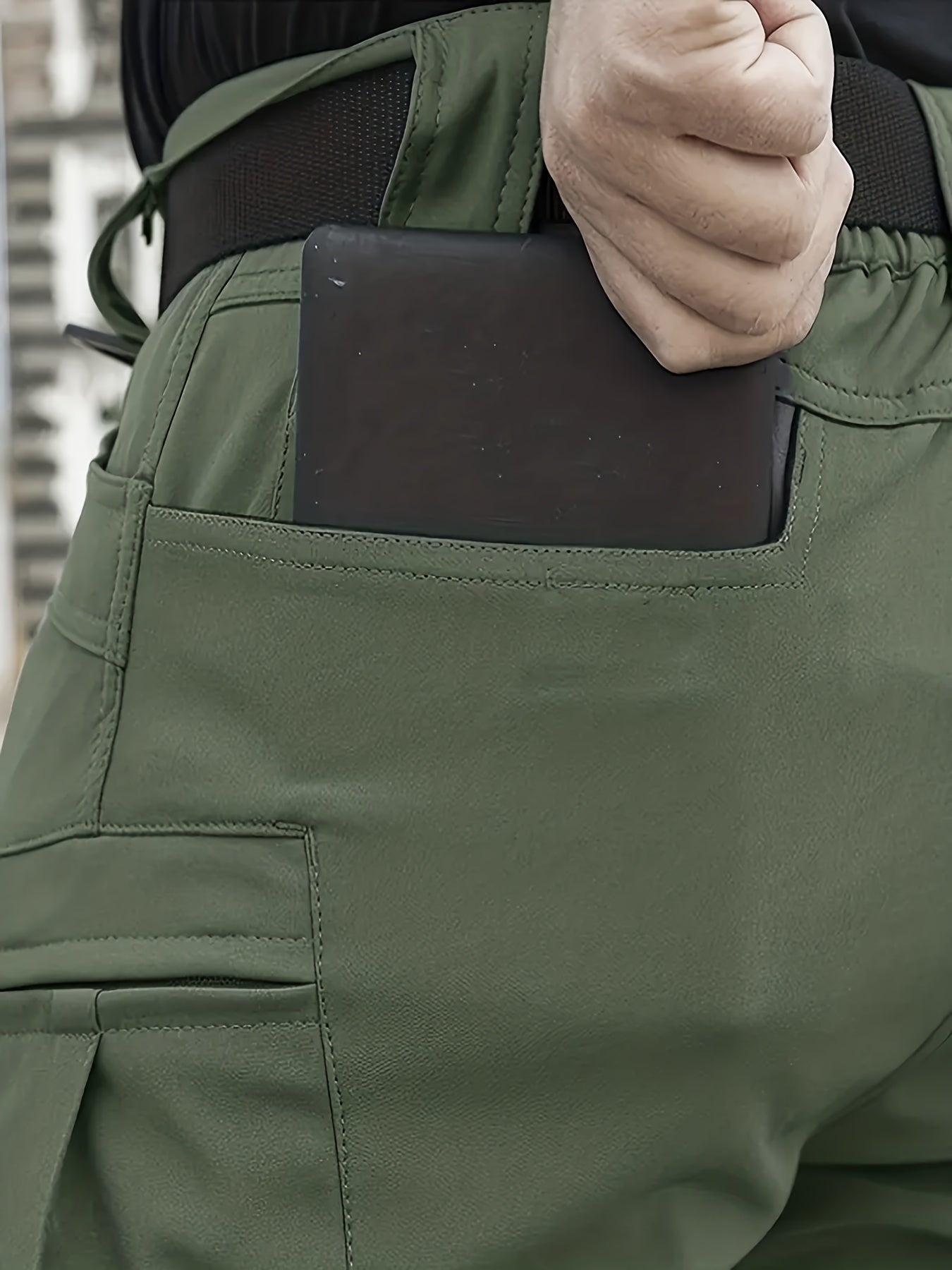 Men'S Fleece-Lined Work Pants - Thick, Tactical, Multi-Pocket Design
