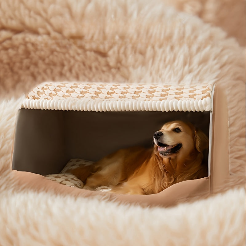 Dog Houndstooth Dog Bed Large Size Extra