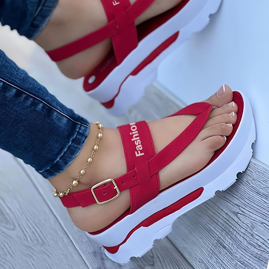 Women’s Summer Flat Sandals - Open Toe, Non-Slip Sole