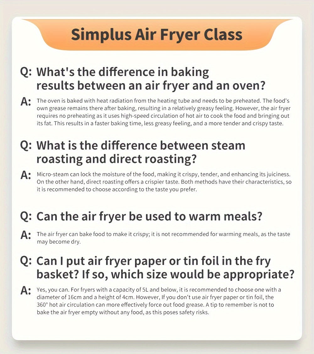 Air Fryer - Large Capacity 6L