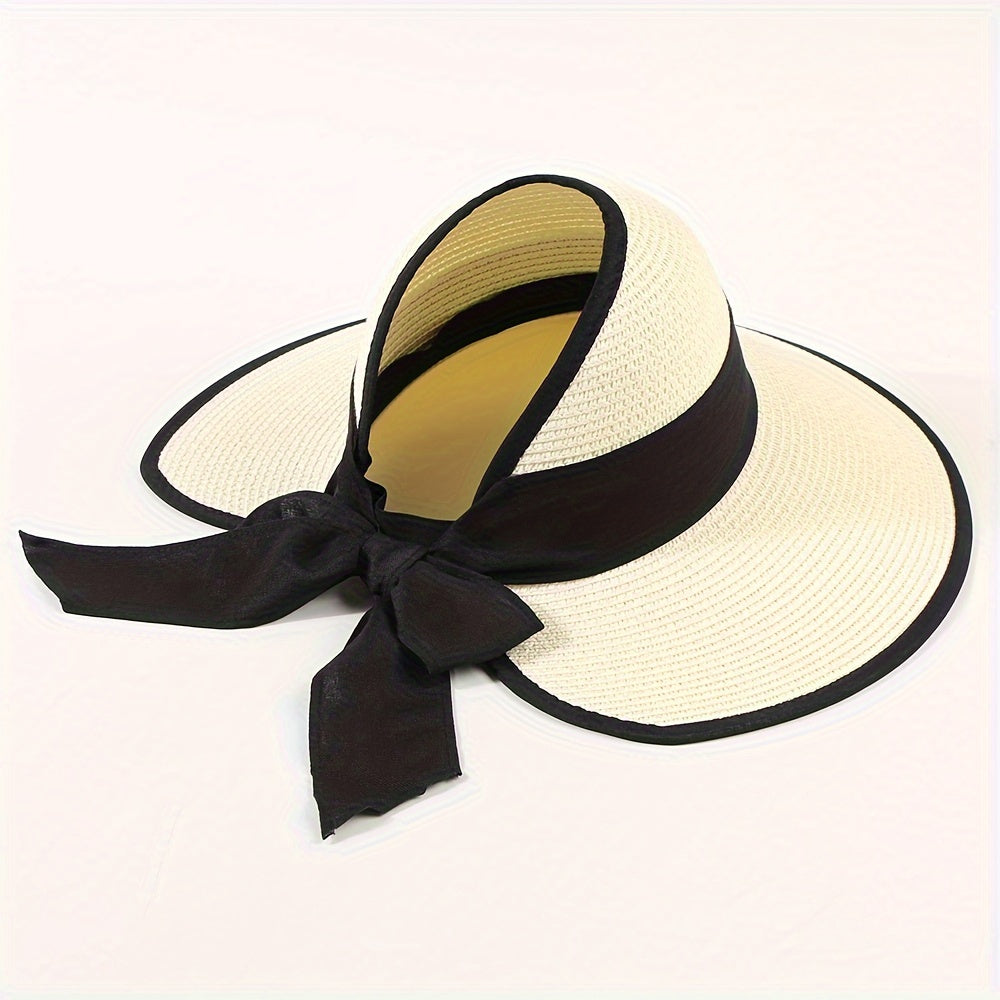 Women's Summer Outdoor Sun Visors With Ponytail Hole