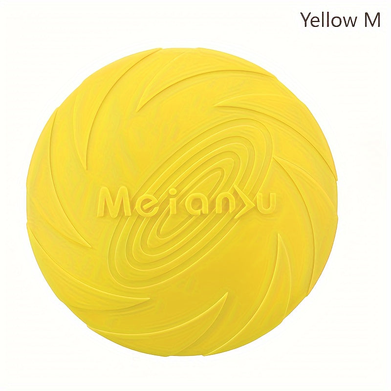Plain Color Pet Training Flying Disc, Chew Durable Toy For Dog Interactive Supply