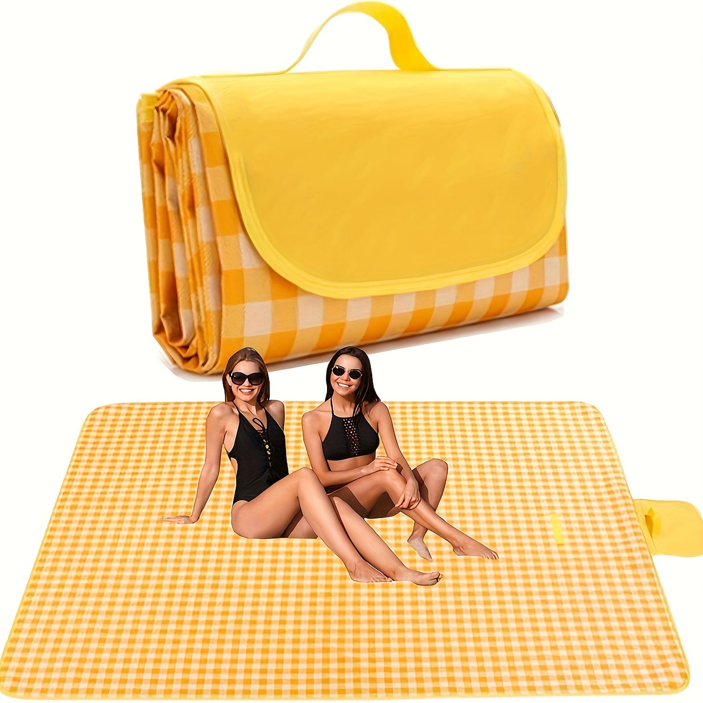 Outdoor Picnic Mat Camping Blanket 198.12cm x 149.86cm, 198.12cm x 198.12cm, 149.86cm x 99.06cm