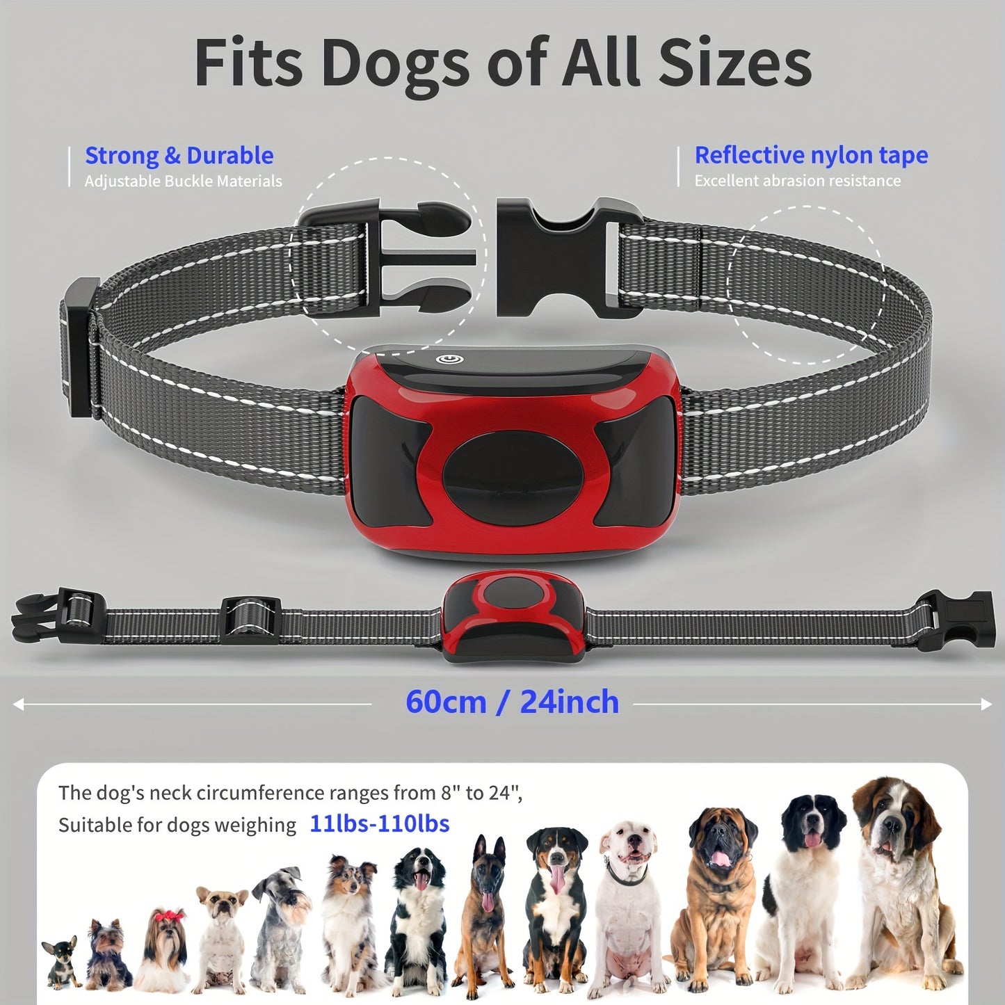 Rechargeable Dog Training Collar with Remote