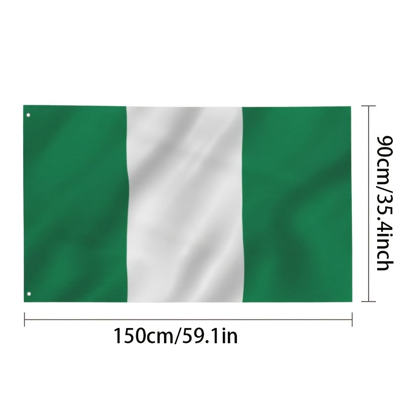 91.44x152.4 cm Nigeria Flag