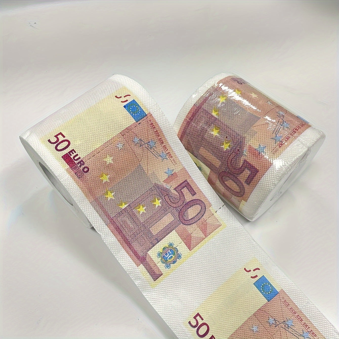 1pc Novelty Currency Print Toilet Paper Roll