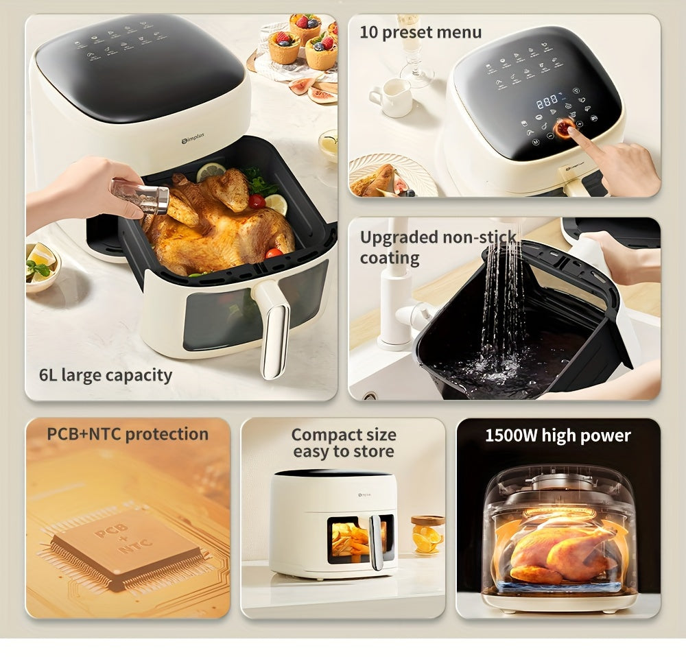 Air Fryer - Large Capacity 6L