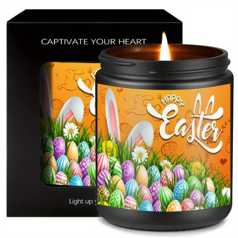 1pc Lavender Scented Easter Candle in Glass Jar