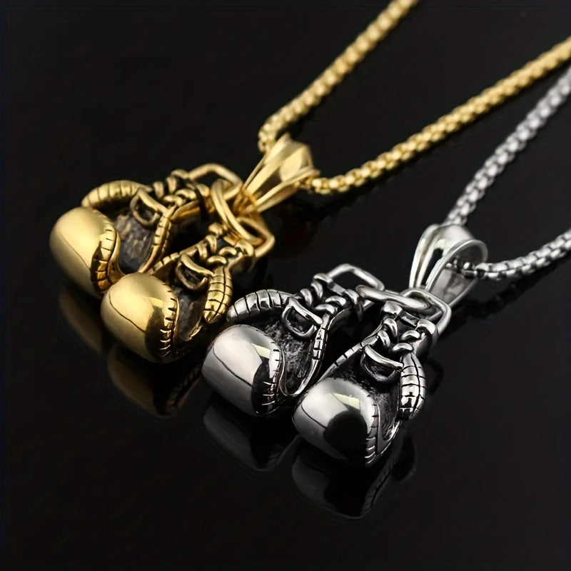 A Stylish Punk-style Hip-hop Boxing Glove Pendant Necklace