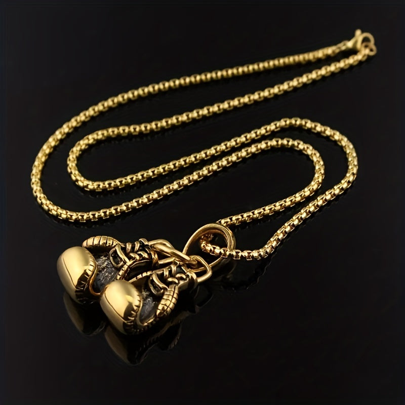 A Stylish Punk-style Hip-hop Boxing Glove Pendant Necklace