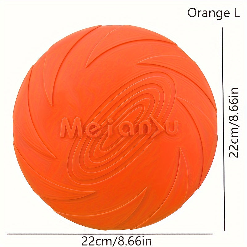 Plain Color Pet Training Flying Disc, Chew Durable Toy For Dog Interactive Supply