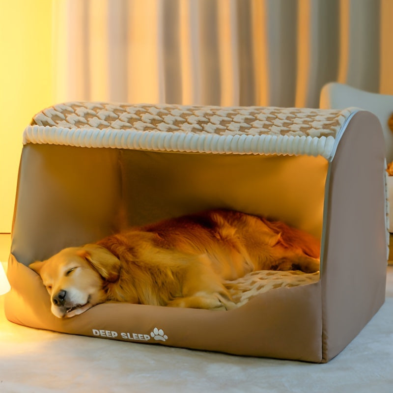Dog Houndstooth Dog Bed Large Size Extra