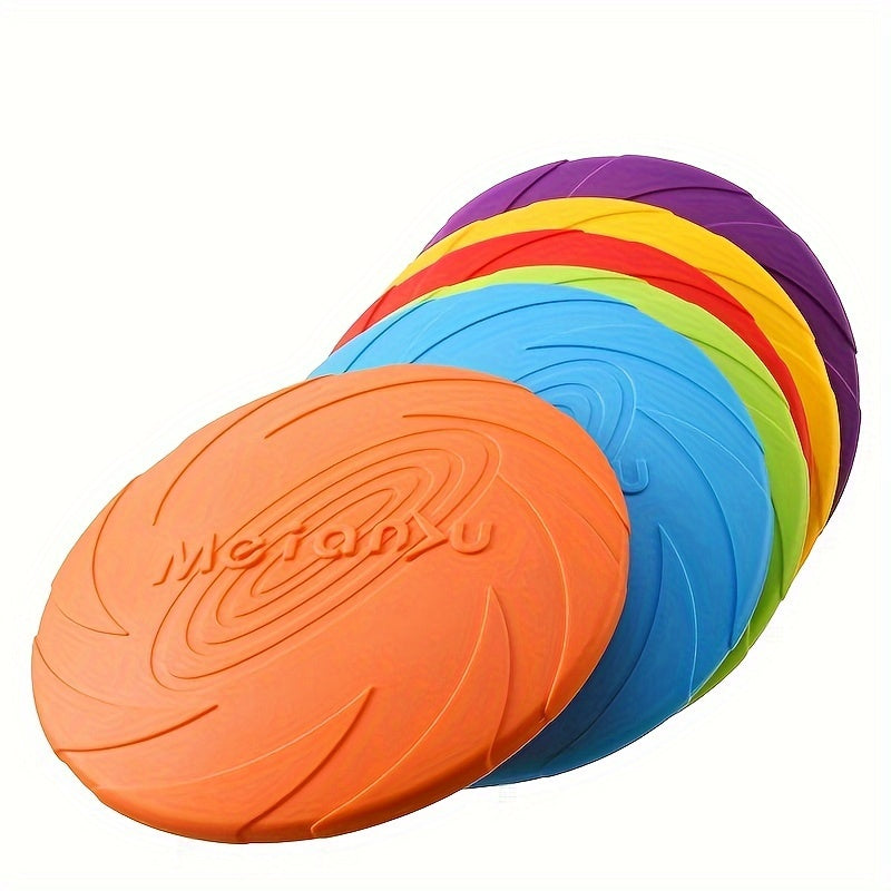 Plain Color Pet Training Flying Disc, Chew Durable Toy For Dog Interactive Supply