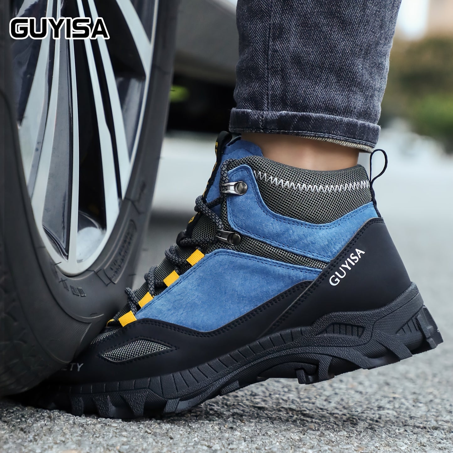 Men's High Top Safety Work Shoes