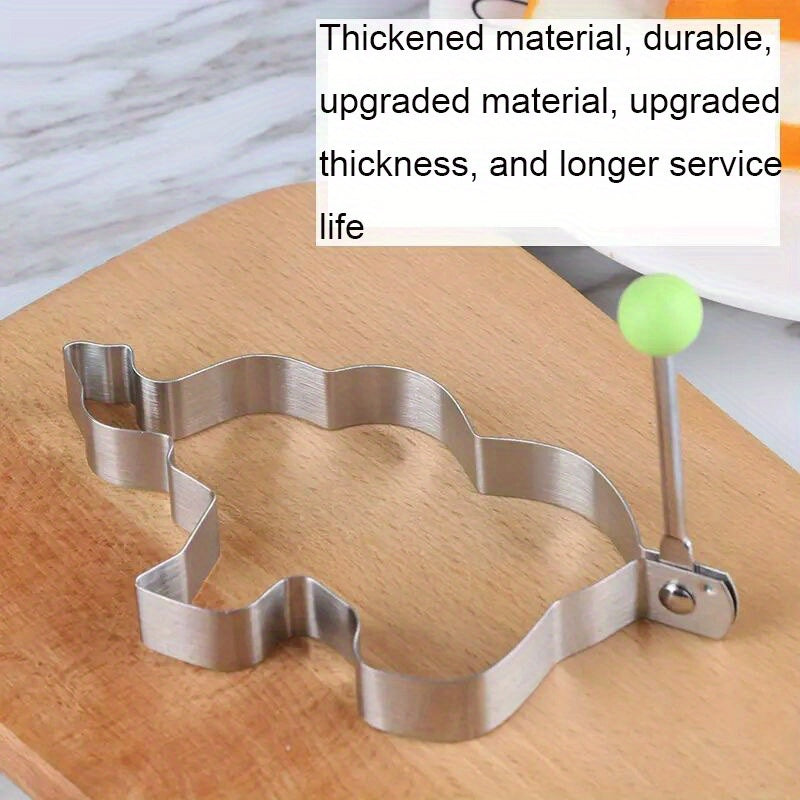 5/7/10pcs set of thickened stainless steel egg fryer model