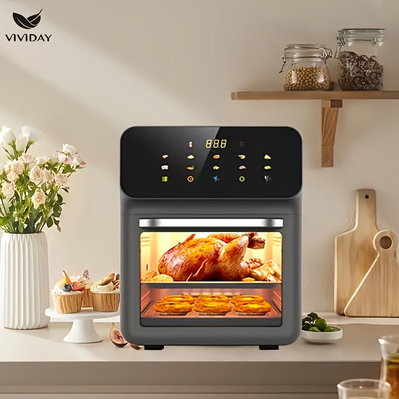 VIVIDAY LED Digital Touchscreen Air Fryer