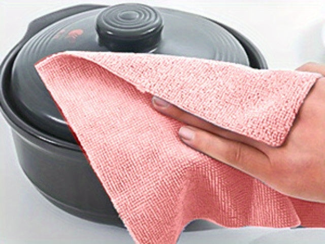 Set 40 Lavete Microfibră Ultra-Fine cu Cutie – Reutilizabile, Fără Scame