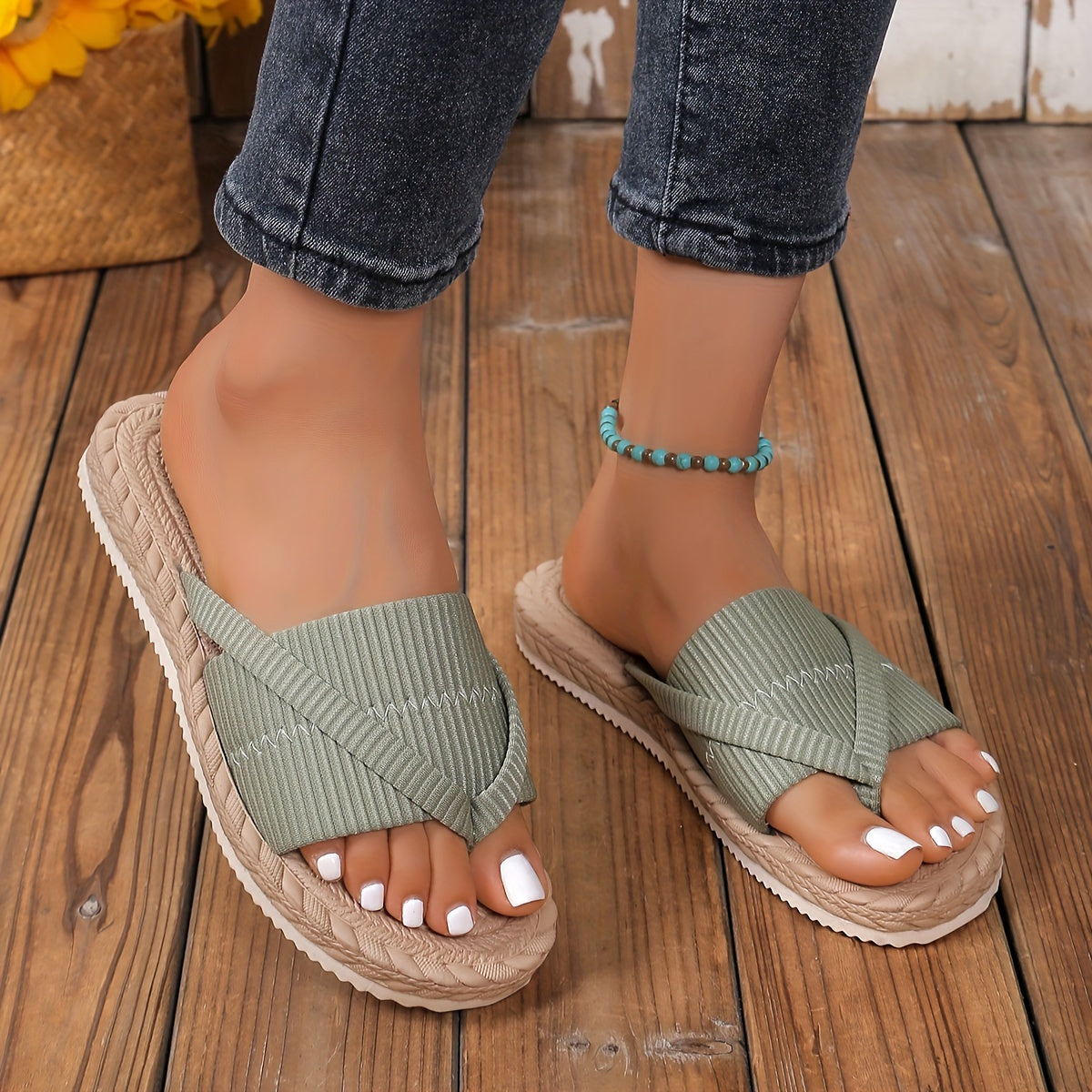 New Women's Huarache Simple and Fashionable Beach Women's Shoes