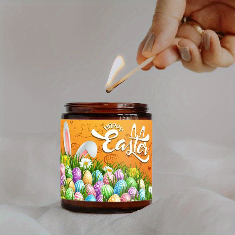 1pc Lavender Scented Easter Candle in Glass Jar
