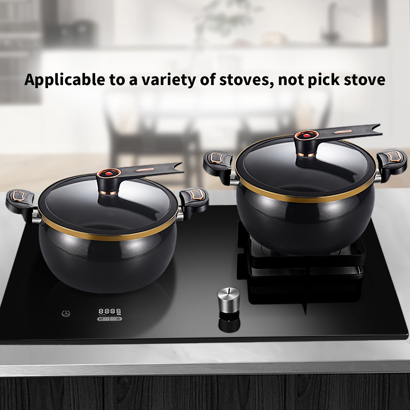 1pc Fat and Chubby Multifunctional Soup Pot for Home Use