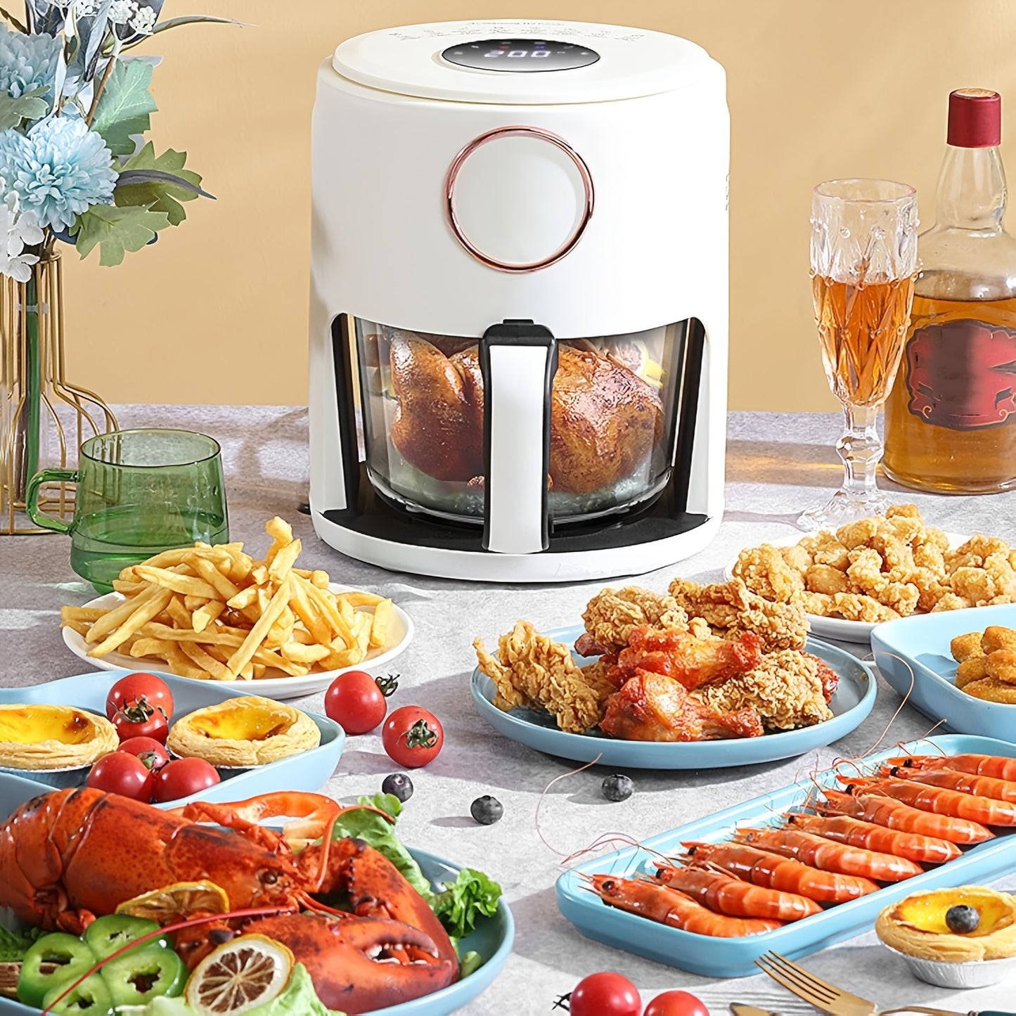 Air fryer 4L – Vizibilă, Inteligentă și Compactă