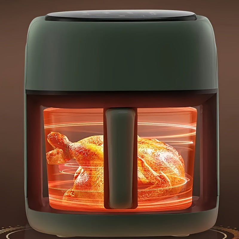 Air Fryer, Intelligent Compact Air Fryer, Glass 360 ° Observation Window