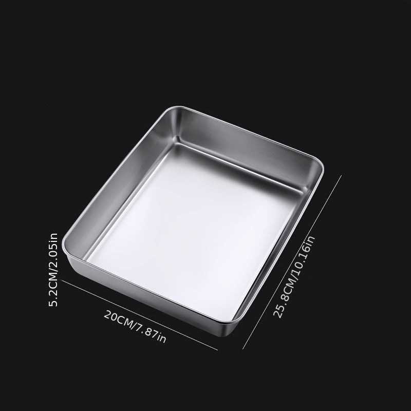 Tavă Adâncă din Inox pentru Copt