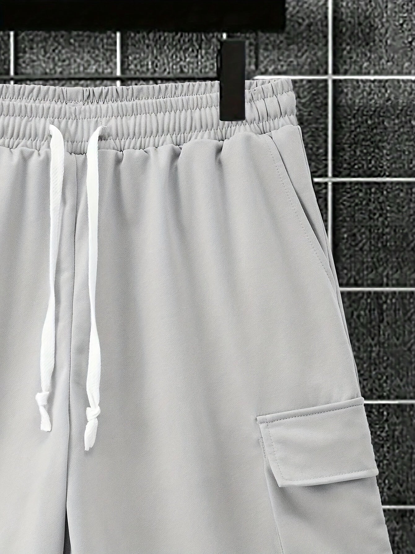 Men's Beige Casual Sportswear Set