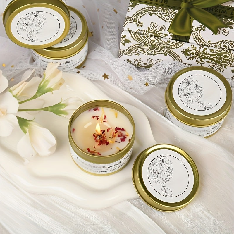 4pcs Scented Candle Gift Set