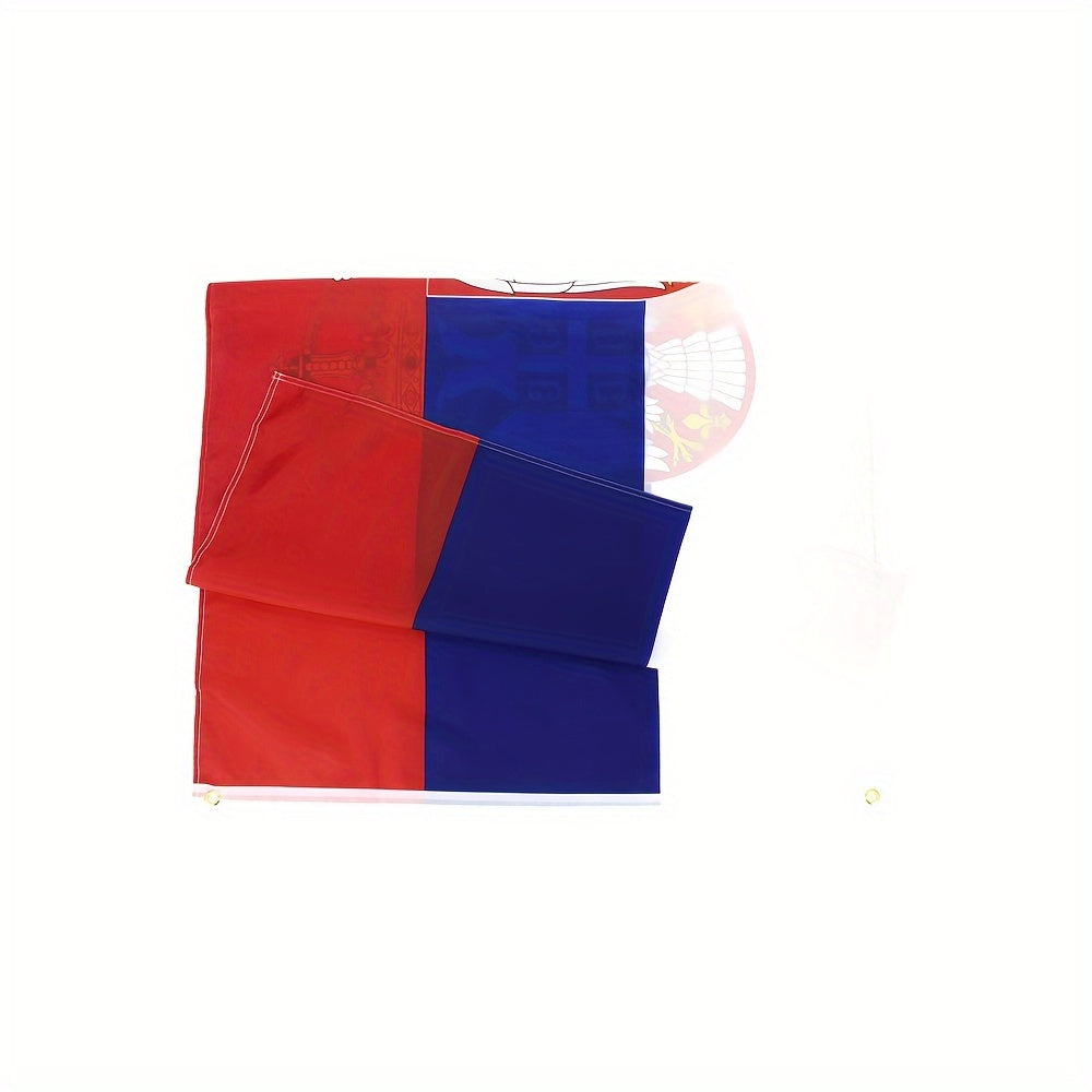 Serbian Flag - 91.44x152.4cm Durable Polyester