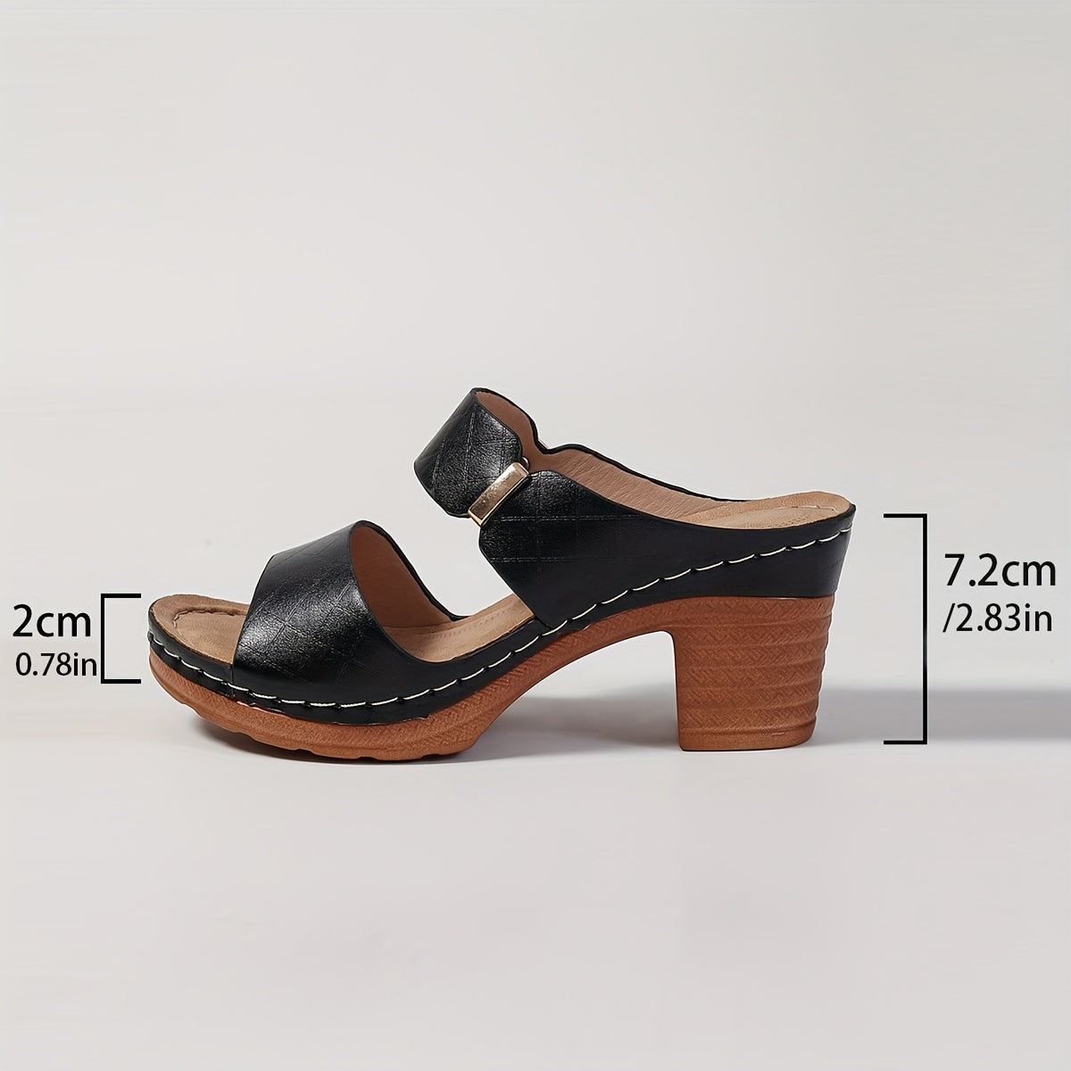 Outdoor Sandals For All Competitions, Women's Chunky Heel Sandals