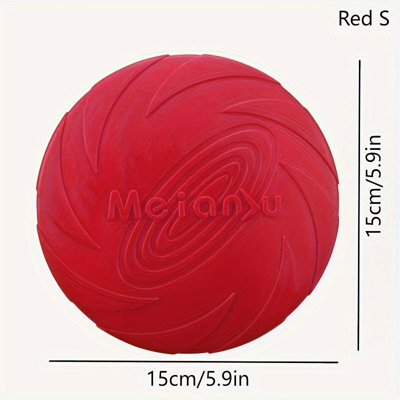 Plain Color Pet Training Flying Disc, Chew Durable Toy For Dog Interactive Supply