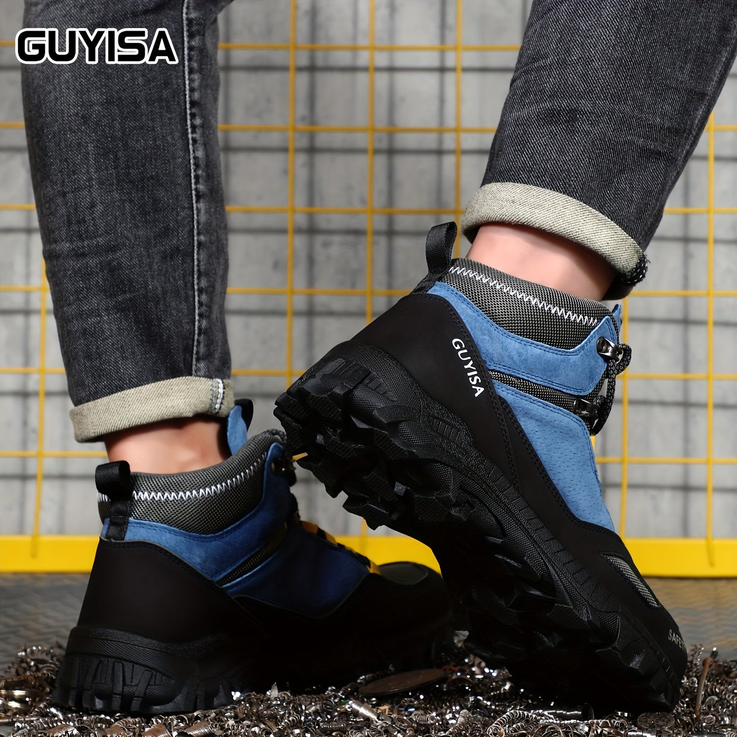 Men's High Top Safety Work Shoes