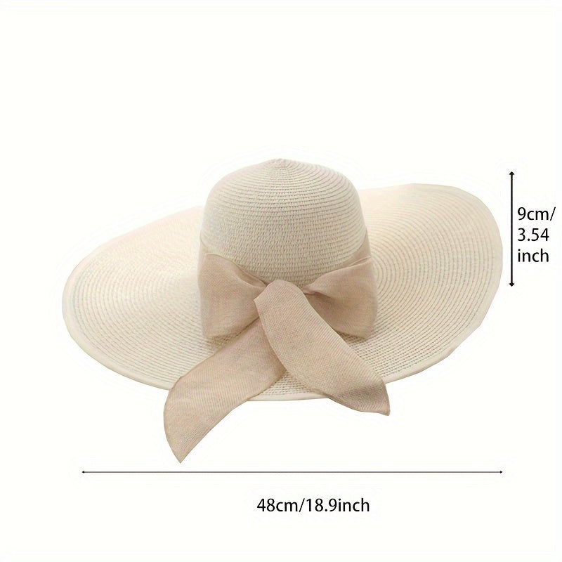 Summer Beach & Travel Cap with Adjustable Drawstring