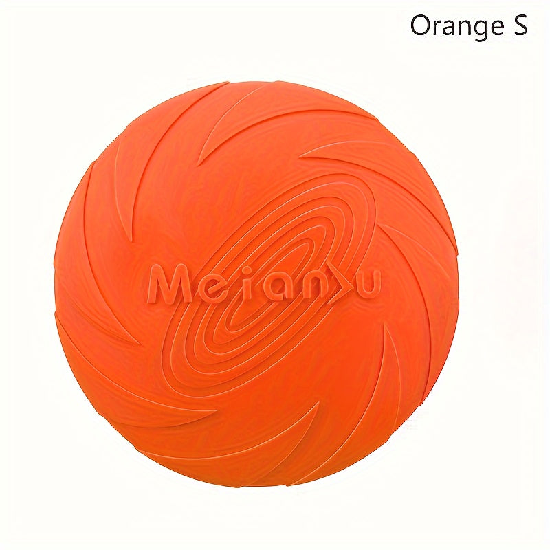 Plain Color Pet Training Flying Disc, Chew Durable Toy For Dog Interactive Supply