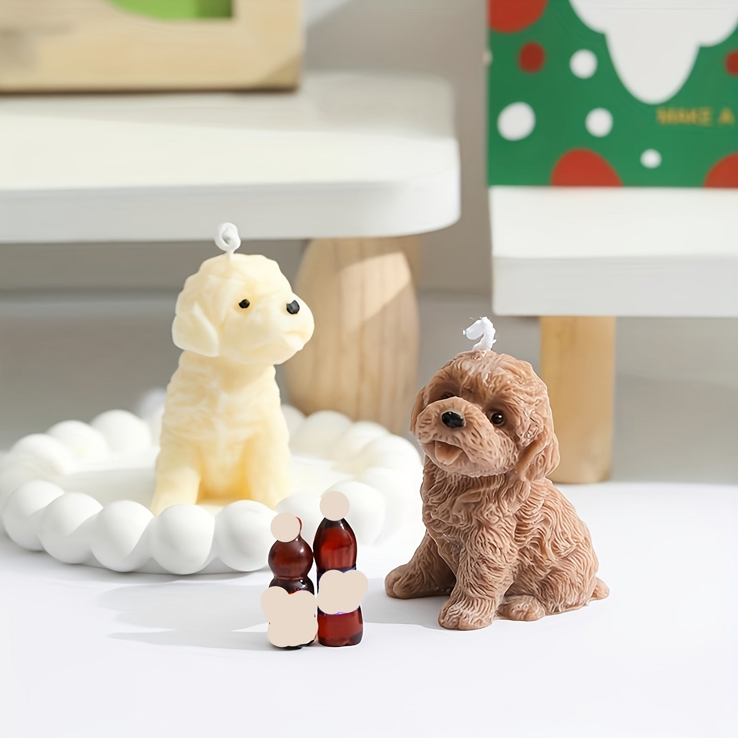 1pc Adorable Puppy Scented Soy Wax Candle