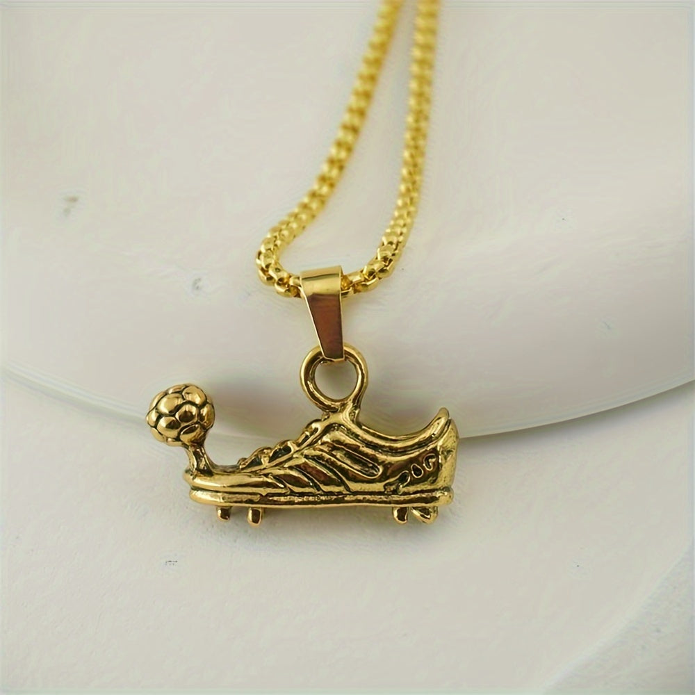 Fashion Sneakers Football Necklace Pendant