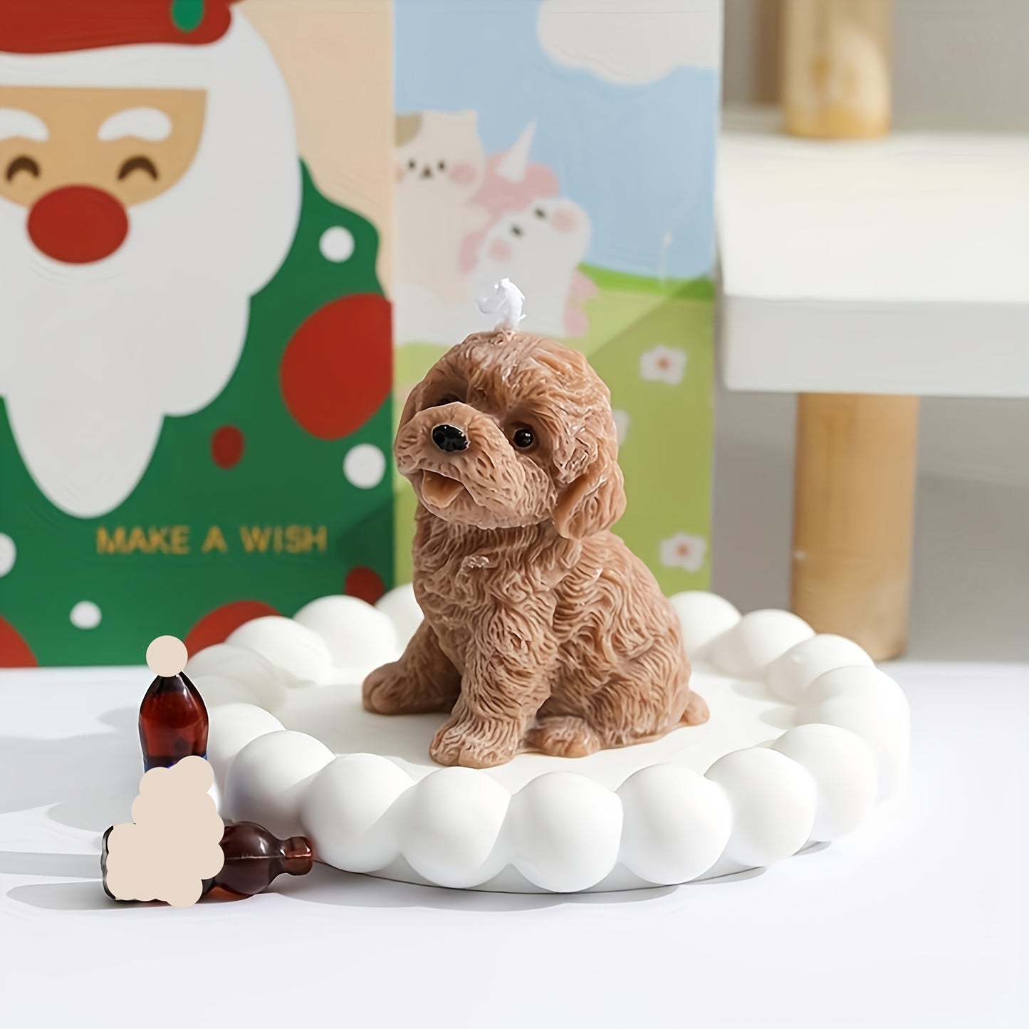 1pc Adorable Puppy Scented Soy Wax Candle